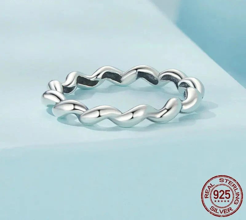 925 Sterling Silver Statement Ring Cute Thumb Pinky Ring Party Jewelry